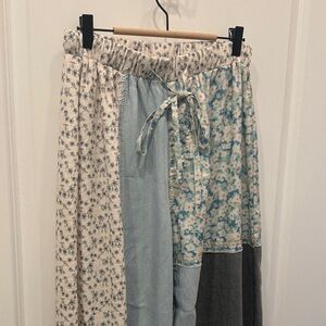 POL FLORAL JOGGERS - SZ SMALL